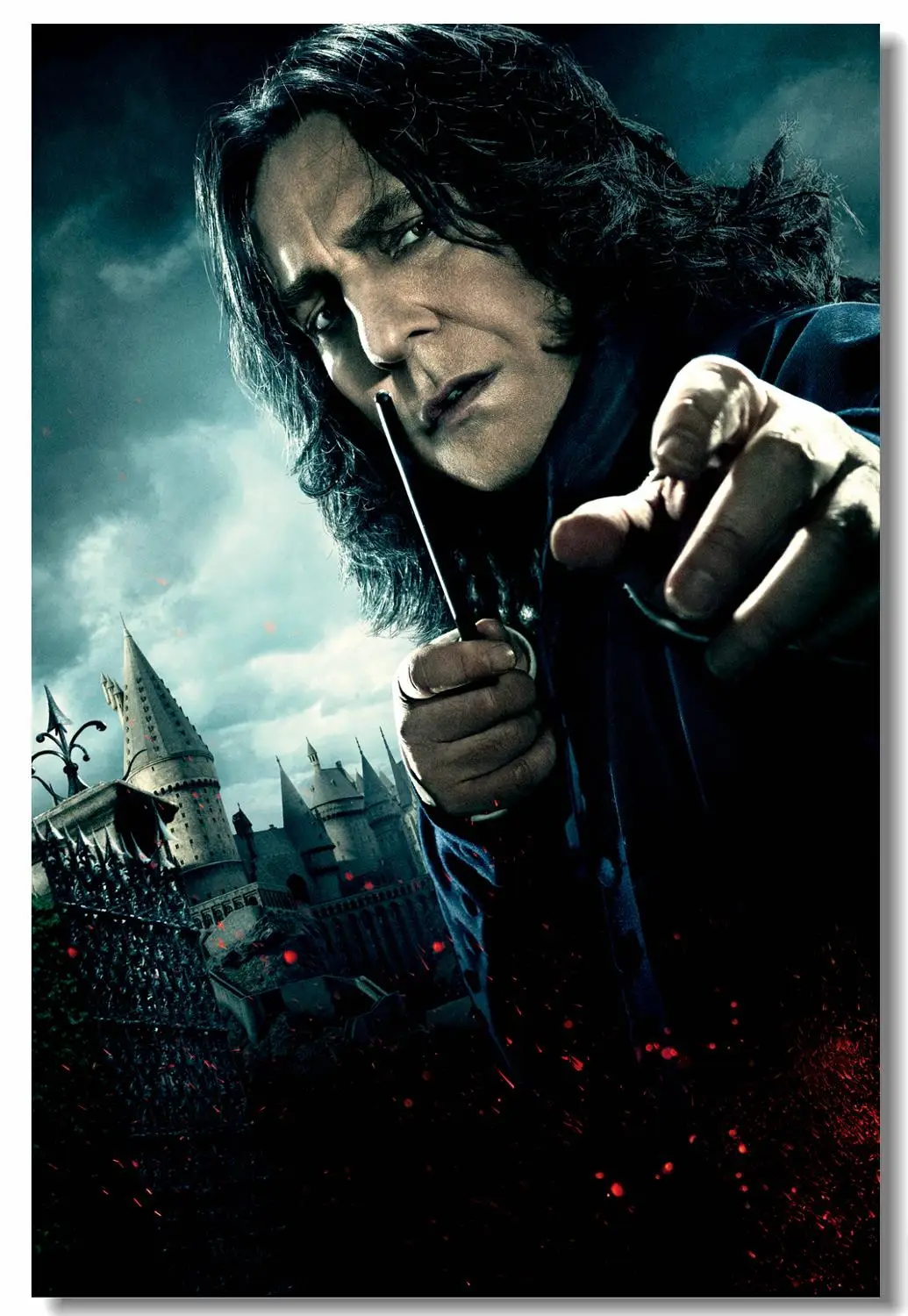 Настенная живопись на заказ холст HP7 часть 2 Постер Severus snapape Наклейка Alan Rickman Helena