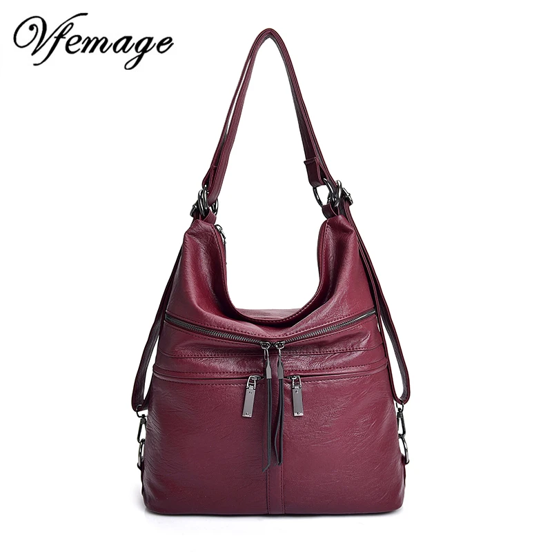 Vfemage многофункциональные сумки женские на плечо дизайнерская женская