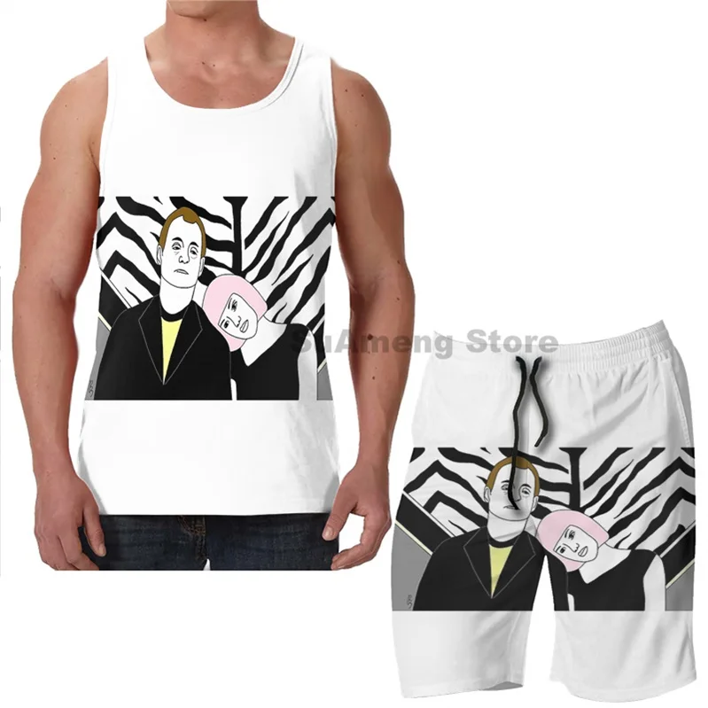 Майка с забавным принтом для мужчин и женщин мужские пляжные шорты переводным