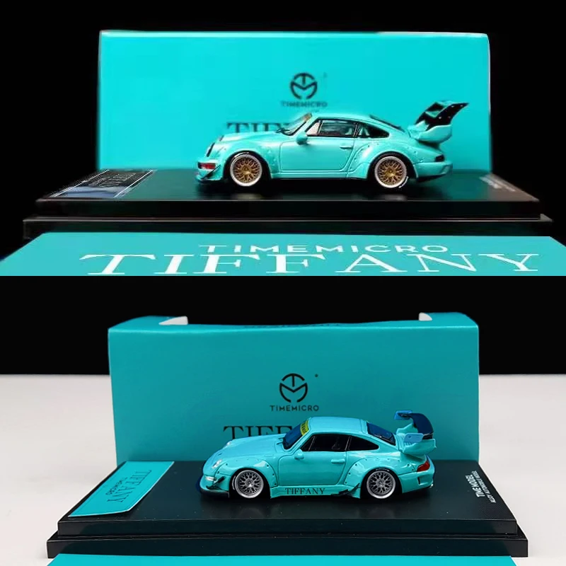 

Time Micro 1:64 Porsche RWB 993 коллекция моделей автомобилей из сплава с широким кузовом и высоким крылом