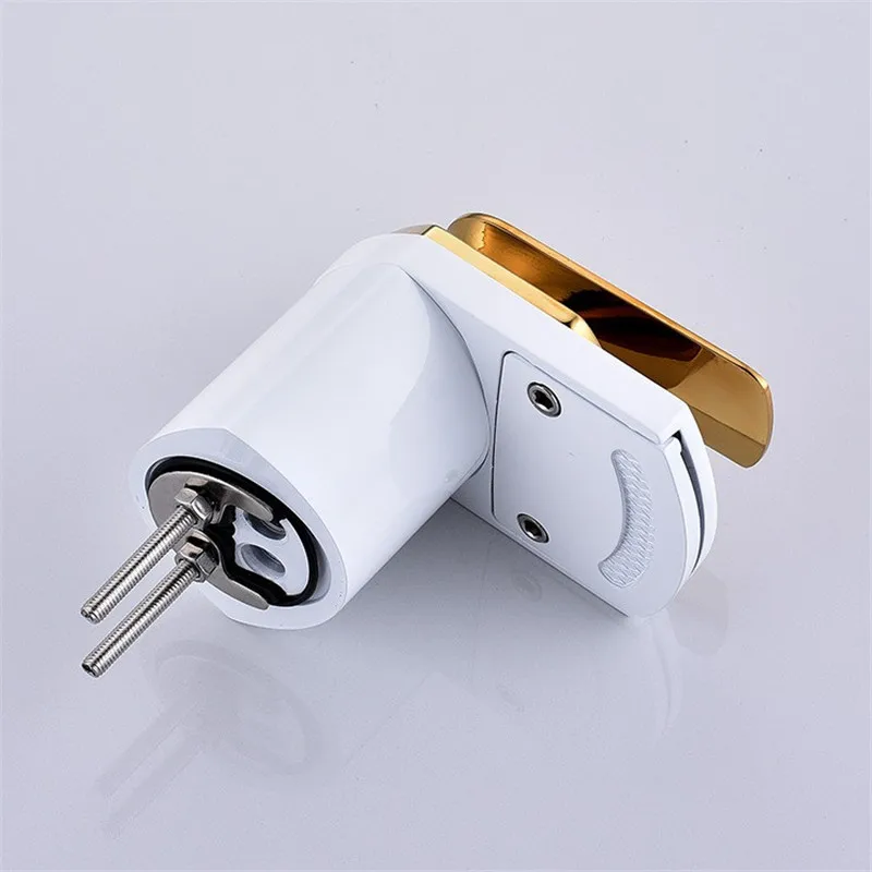 Смеситель для умывальника золотой и белый цвета D-020