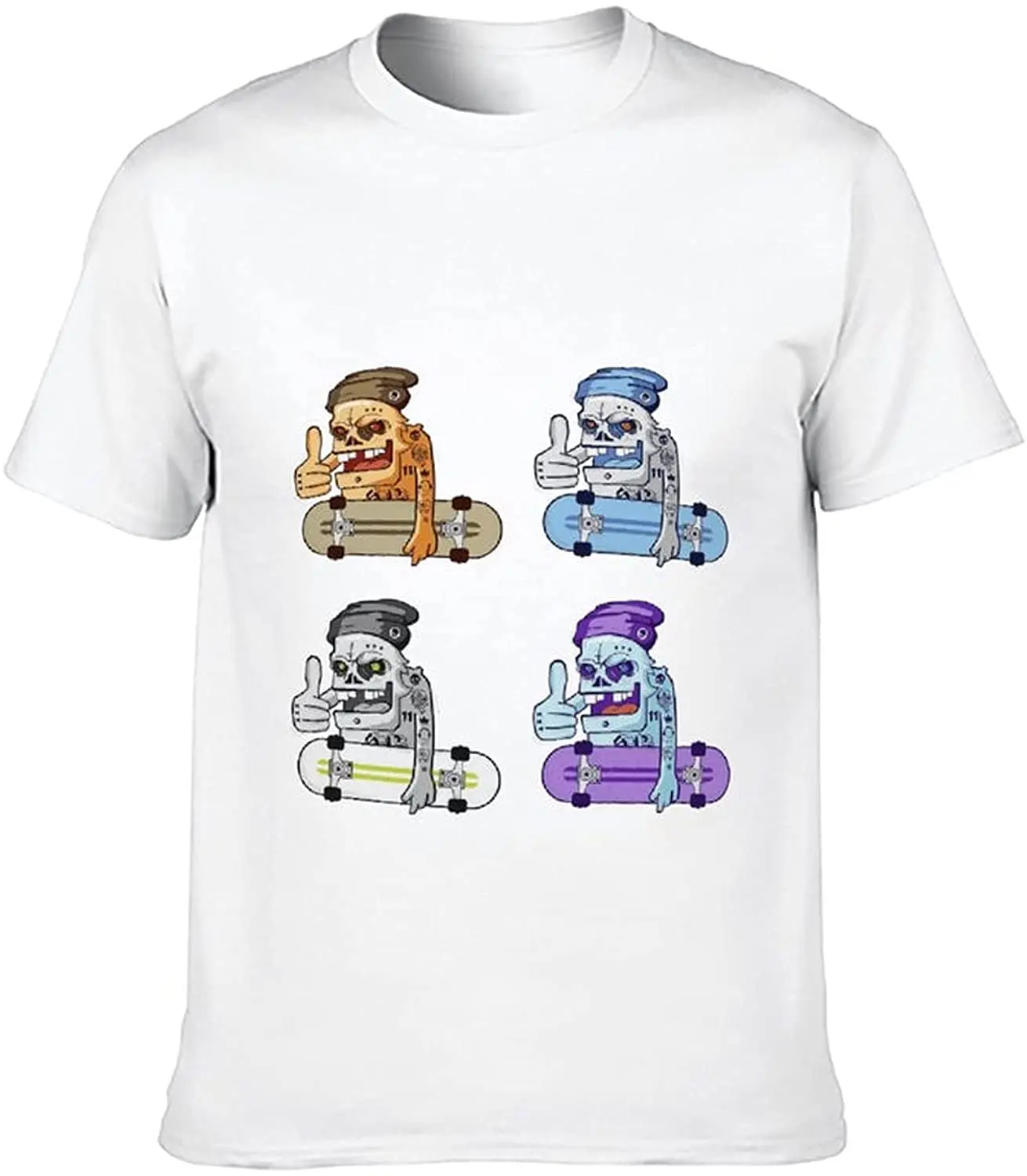 

Men's Standard-fit Short-Sleeved Round Neck T-Shirt, Breathable and Wicking