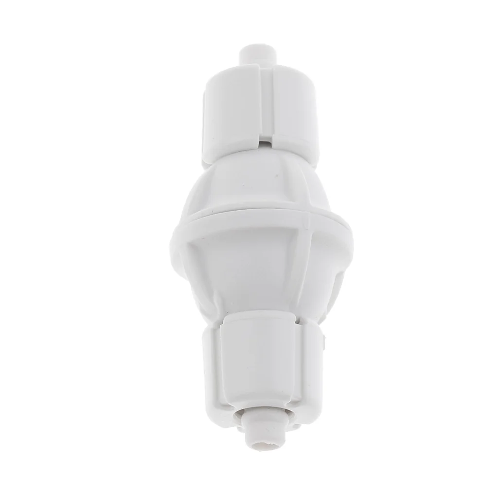 Aquarium Check Valve For Co2 Bubble Counter Air Pump With stainless steel Spring Stop Fish Tank Fastening Plastic | Дом и сад