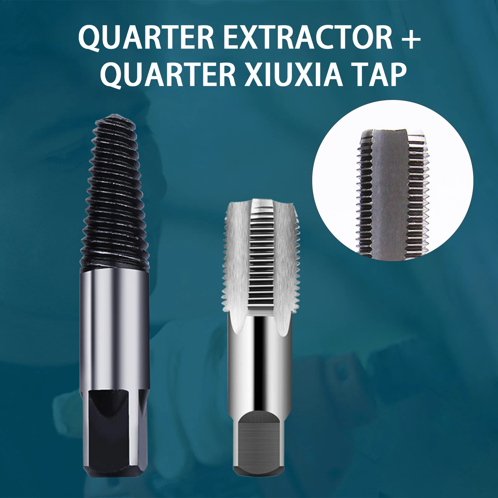 

Faucet Triangle Valve Pipe Screw Extractor Anti-Slip Bolt Removal For Pipes Inner Threading Making Tap Faucet Pipe Repair