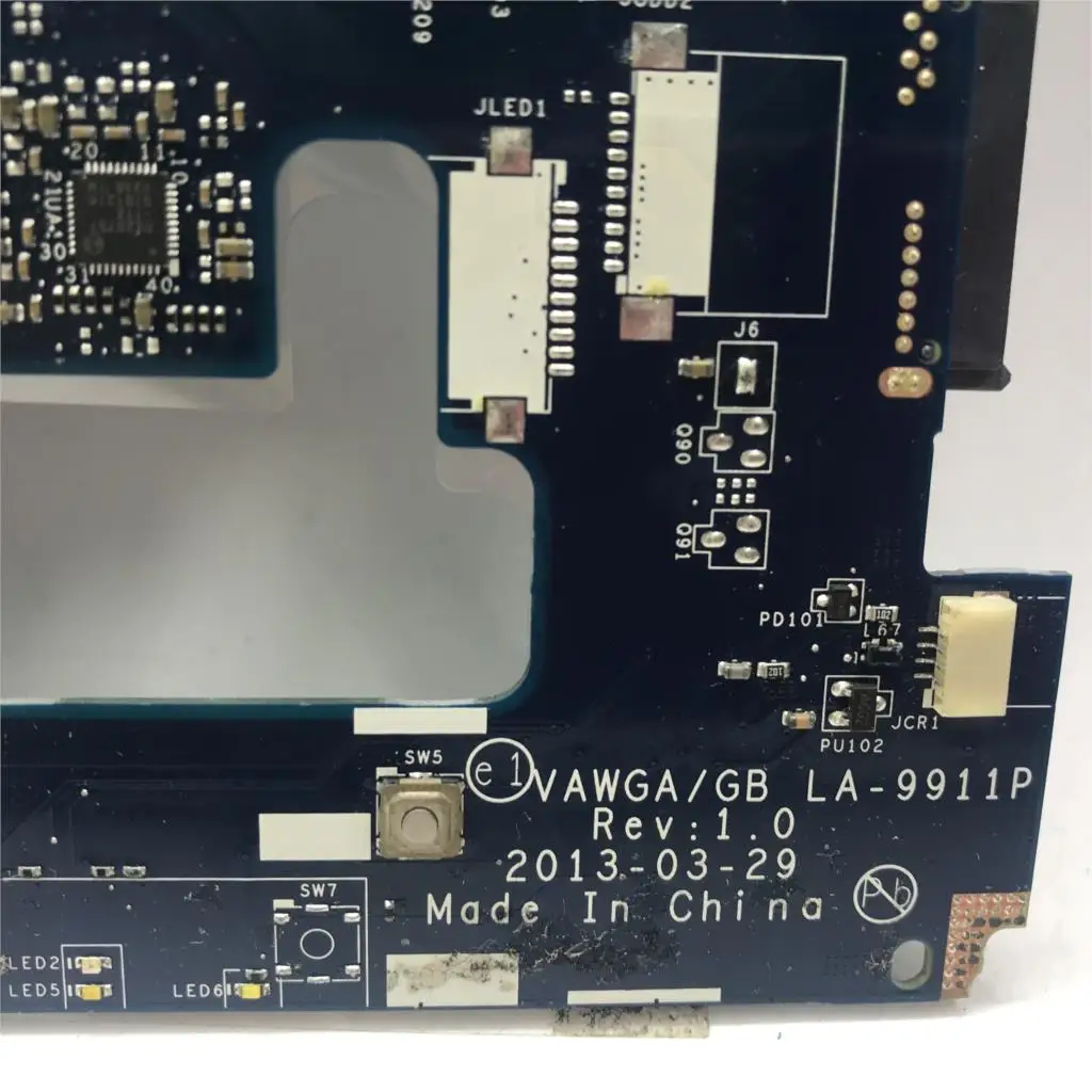 

KEFU VAWGA/GB LA-9911P Motherboard A4-5000 CPU HD8570M/R5 M230 2G For Lenovo G405 Motherboard DDR3 HM77 AMD Ideapad 2 Slots