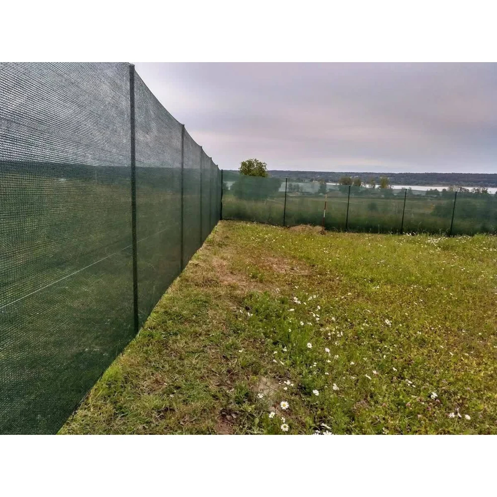 Забор из фасадной сетки своими руками