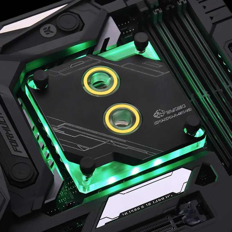 Bykski материнская плата Symphony AURA Sync cpu водоблок для INTEL 1151 115x2011 2066 I7 cpu-XPR-A-MC-V3