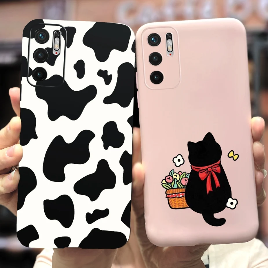 Чехол для Xiaomi Note 10 5G чехол Redmi 10T милый модный Мягкий силиконовый задней панели