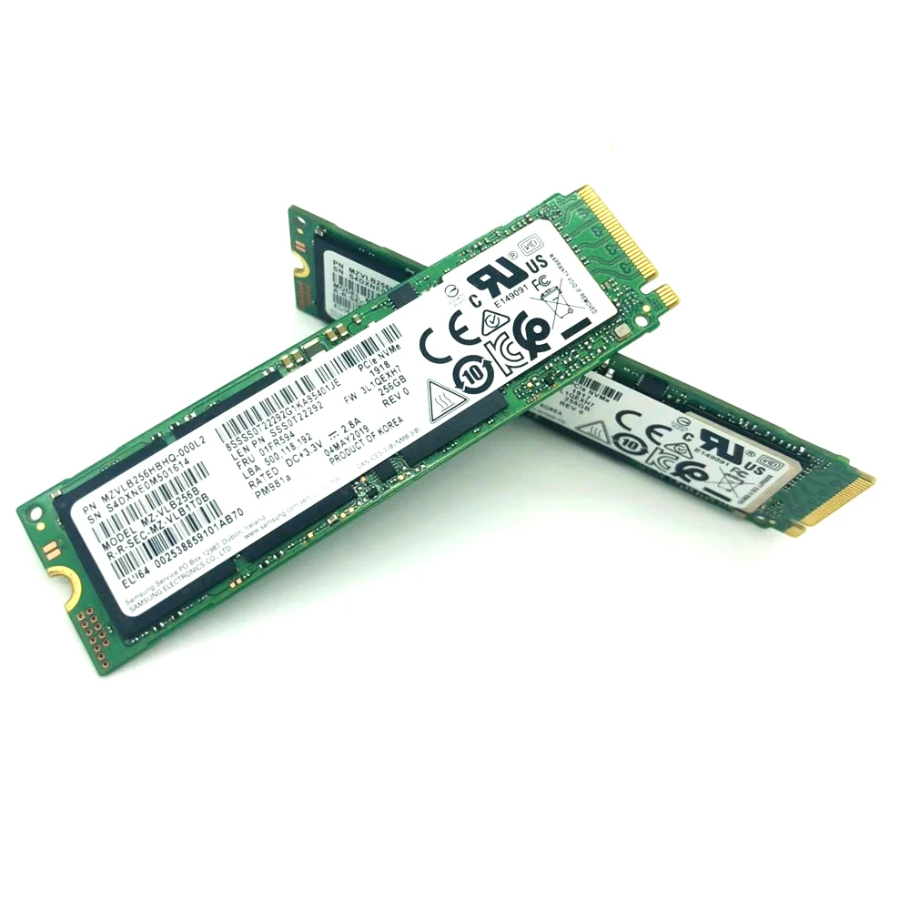 SAMSUNG PM981A M.2 SSD 512GB 1TB Internal Solid State Drives  M2 NVMe PCIe 3.0x4  Laptop Desktop SSD with HeatSink