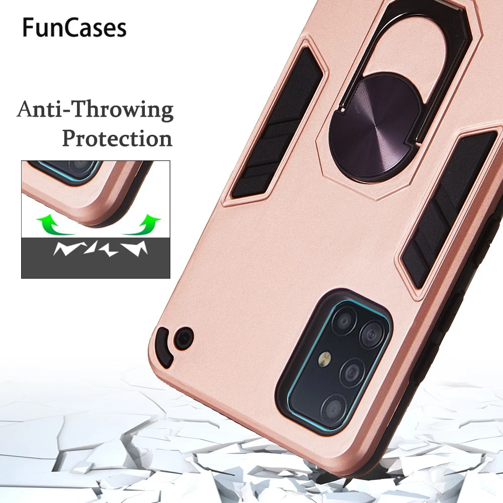 Автомобильный держатель подставки мягкий защитный чехол из ТПУ для Samsung A51