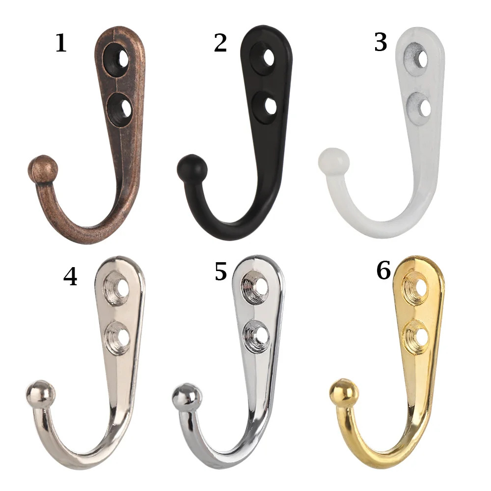 

Мини Классический Крючок, 5 штук, один зубец, настенный, ретро, вешалка для одежды, шляпы полотенца ключей, экономия дома органайзер для комна...