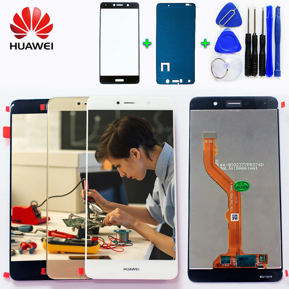 Huawei Y7 Prime 2017 сенсорный экран TRT TL00 / Nova Lite + LX1 ЖК дисплей дигитайзер Сенсорная
