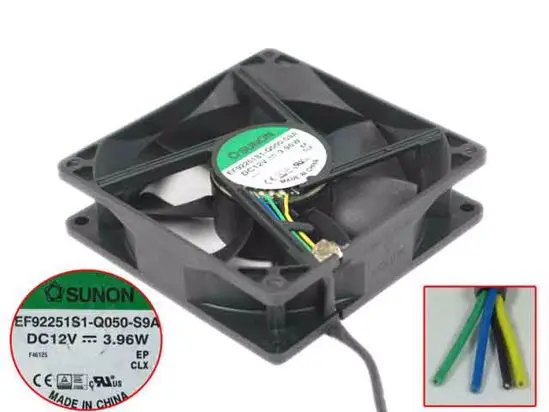SUNON EF92251S1-Q050-S9A DC12V 3 96 W 92x92x25mm 4-проводной вентилятор охлаждения сервера | Компьютеры