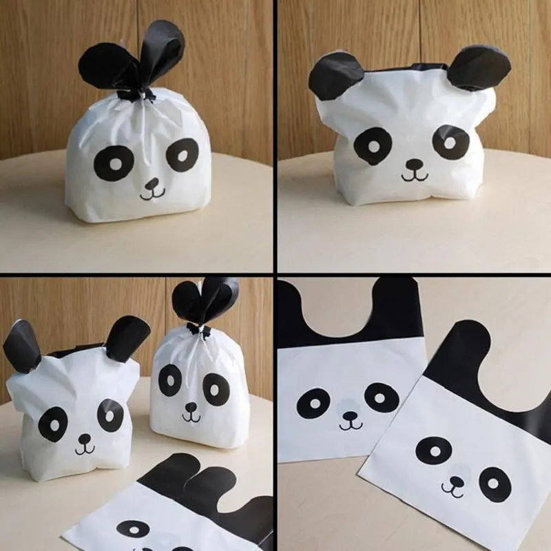 120 шт. пластиковые пакеты для печенья с рисунком панды | Дом и сад