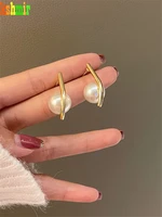 kshmir new simple geometric earrings women women fashion earrings fashionable temperament pearl earrings jewelry gifts