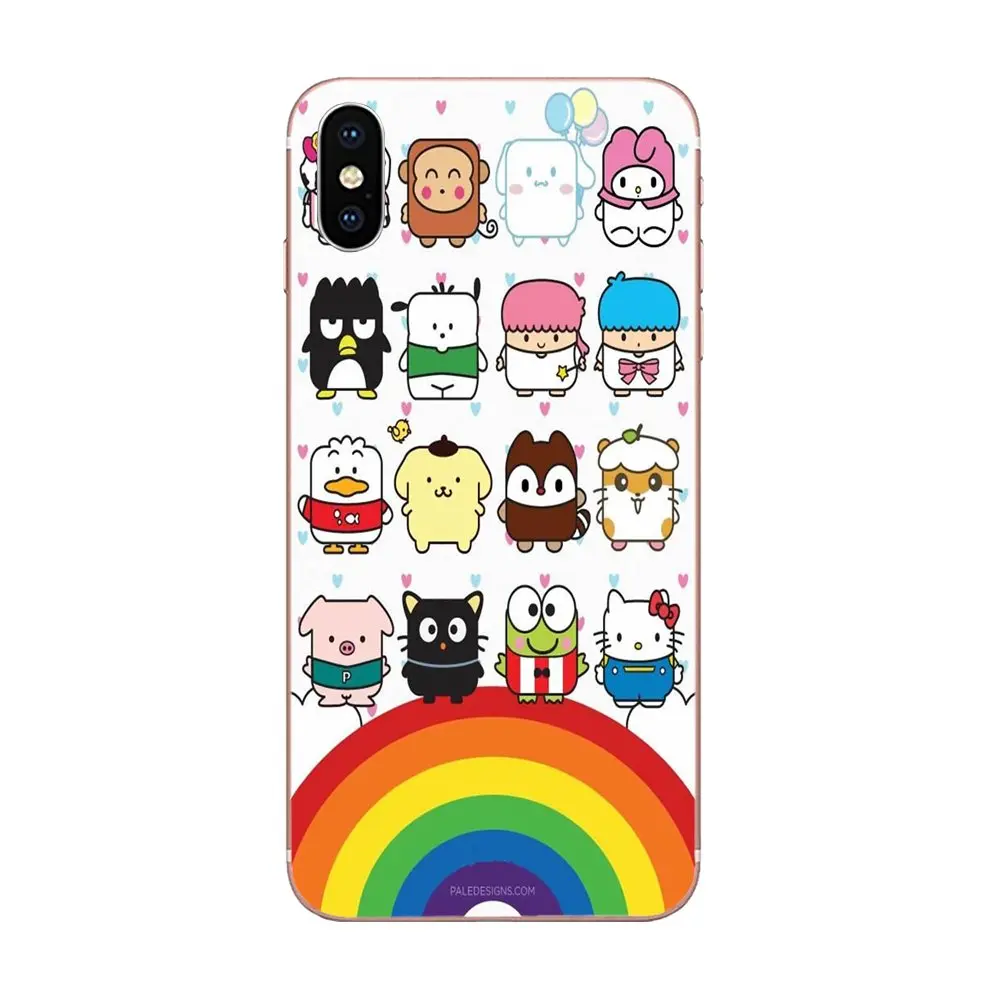 Мягкий чехол из ТПУ для телефона samsung Galaxy Note 5 8 9 S3 S4 S5 S6 S7 S8 S9 S10 5G mini Edge Plus Lite Sanrio |