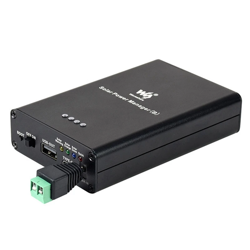 

Модуль управления солнечной энергией Waveshare, для солнечных панелей 6-24 В, с защитой цепи, встроенный аккумулятор 10000 мАч