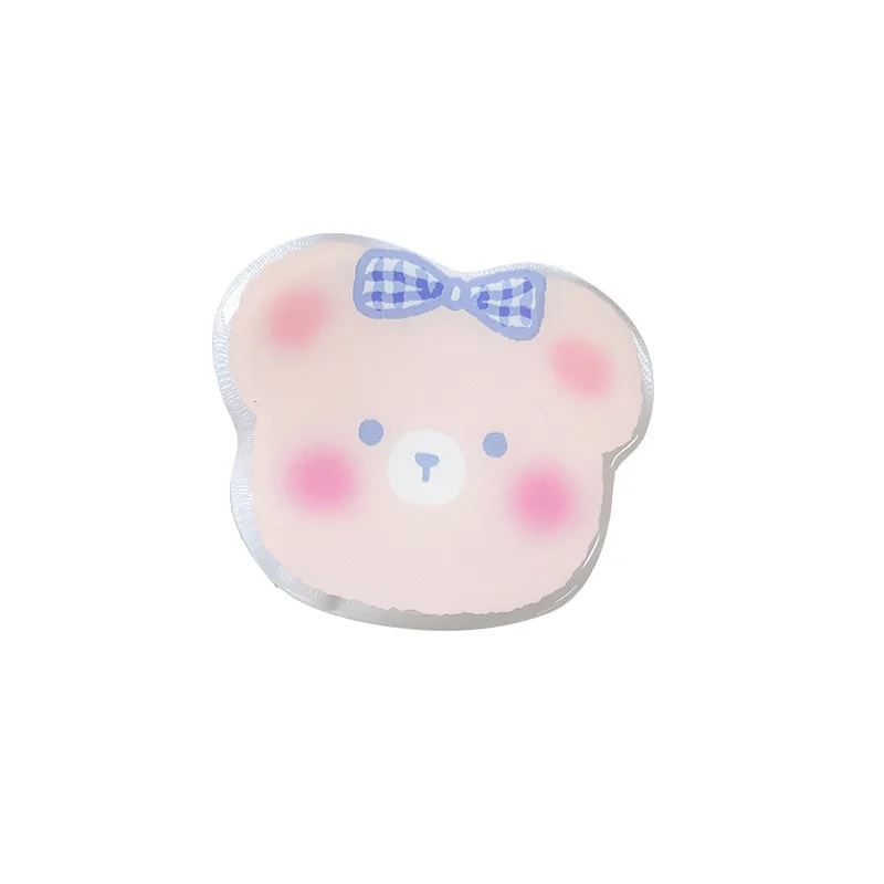 cherry bear griptok epoxy phone holder suitable for iphone samsung phone accessories 2021 luxury cartoon mobile phone support free global shipping