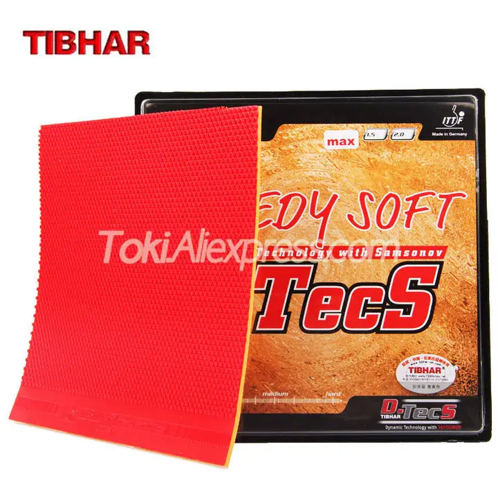 TIBHAR SPEEDY мягкая резиновая губка для настольного тенниса D.TECS оригинальная пинг