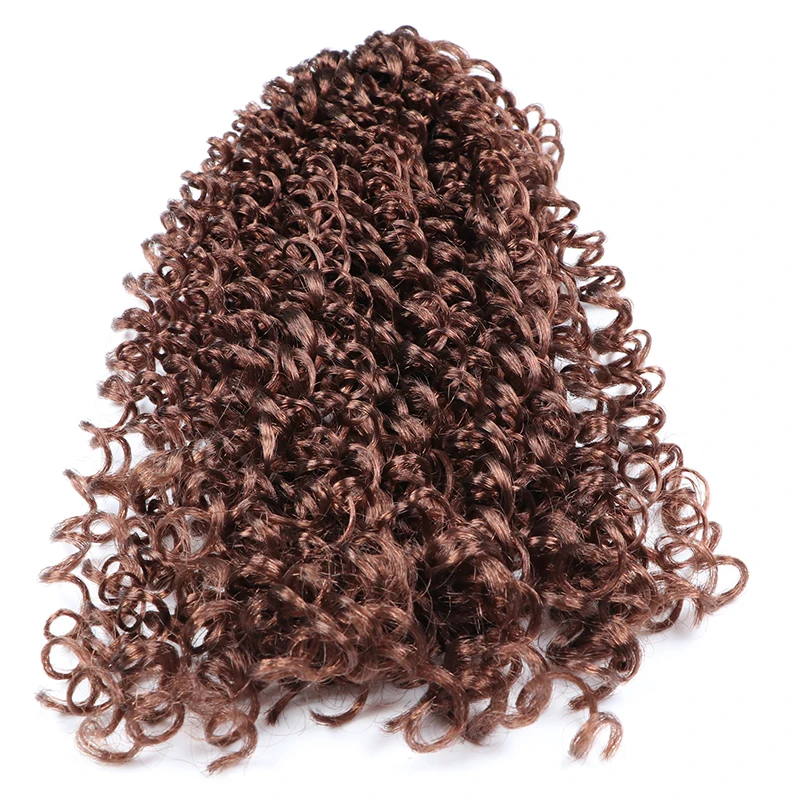 Кудрявые кудрявые синтетические волосы для наращивания Джамбо крючком тесьма
