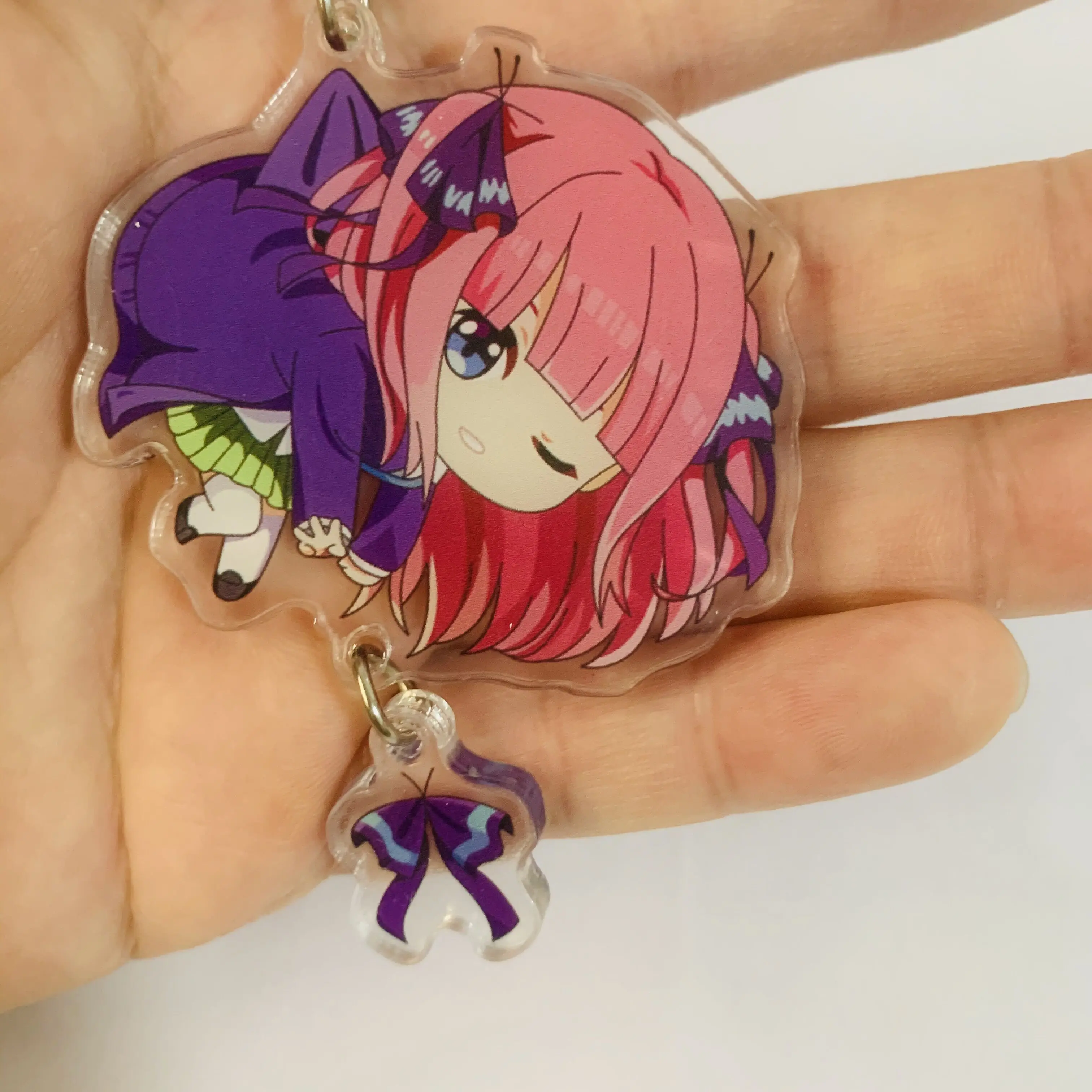 Брелок для косплея из акрила аниме милый брелок с подвеской в сумку Накано ичика