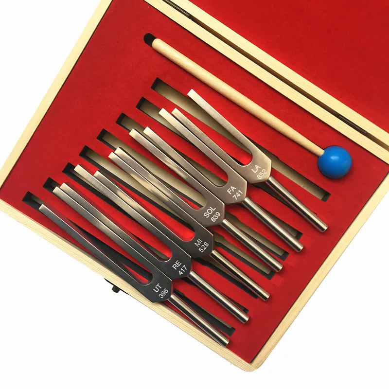 Набор вилок для настройки энергии Soma 6 физиотерапии из алюминиевого сплава 396 417 528