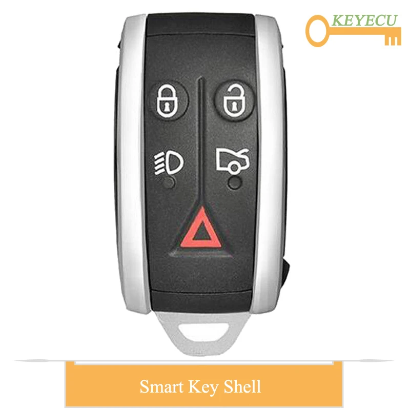 Смарт пульт дистанционного управления KEYECU чехол для автомобильного ключа Jaguar XK