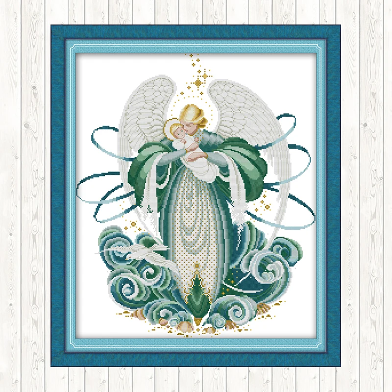 Набор для вышивки крестом Angel Mother Nad Son крестиком 11CT 14CT домашний декор | Дом и сад