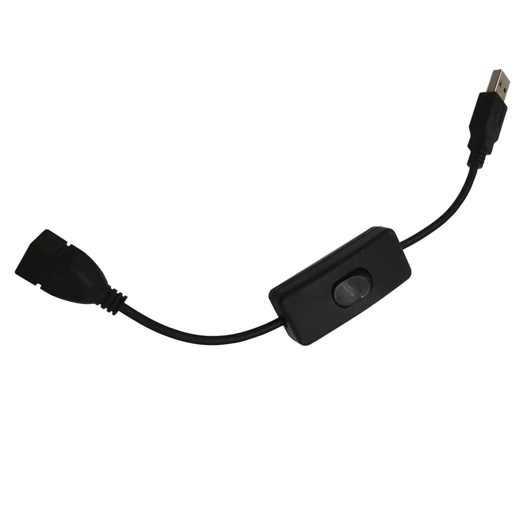 3а 22AWG медный USB Удлинительный шнур питания с переключателем USB AMAF удлинитель с переключателем контроллер линии