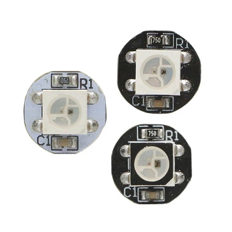 10 ~ 1000 шт. WS2812B светодиодный индивидуально адресуемый WS2811 IC rgb белый/черный ws2812