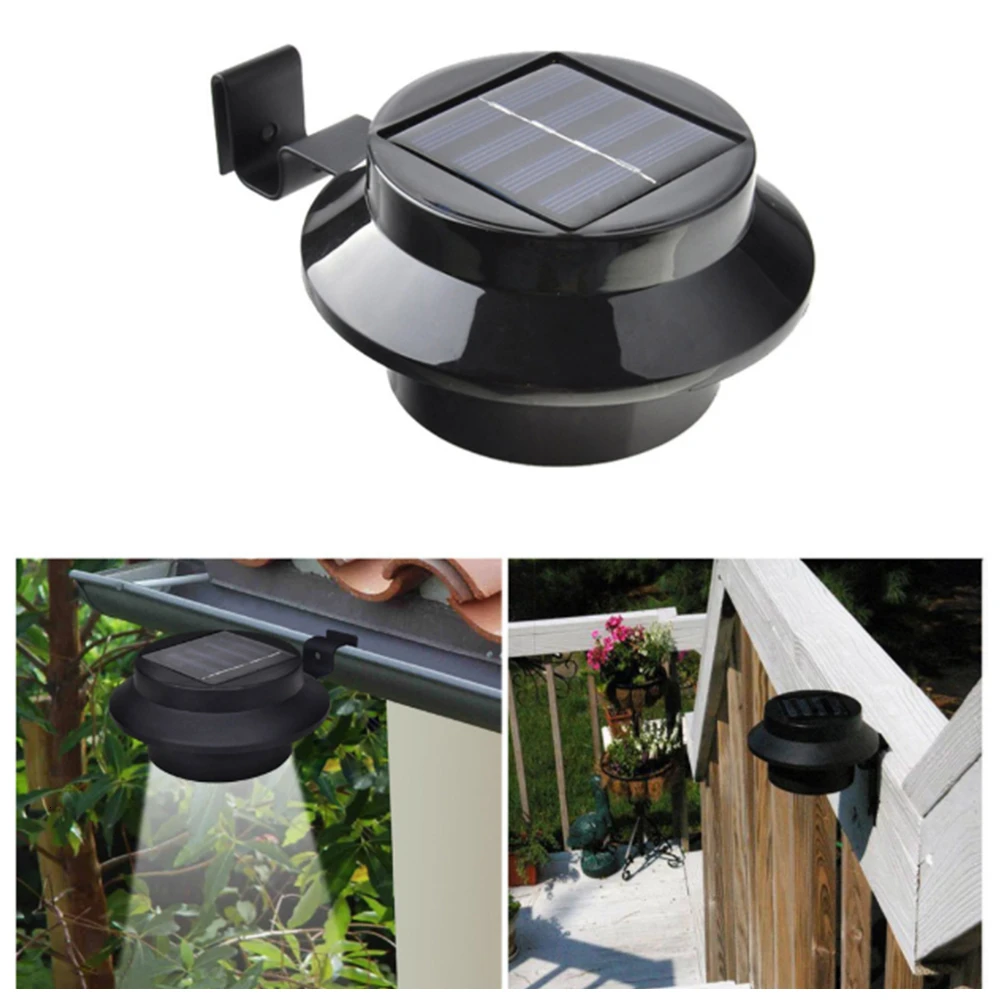 1 шт. умный светодиодный круглый солнечный желоб Универсальный светильник