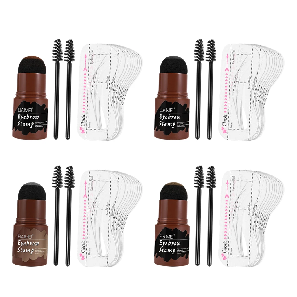 

Набор для коррекции бровей и штампов для волос, натуральный макияж для глаз