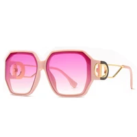 oversized luxury brand designer sunglasses women men fashion square sun glasses gradient vintage shades gafas de sol mujer