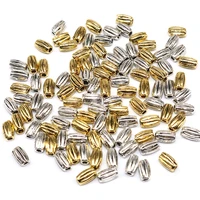 100pcs 7mm metal beads vintage silver color beads accessoires loose beads needlework jewelry findings components