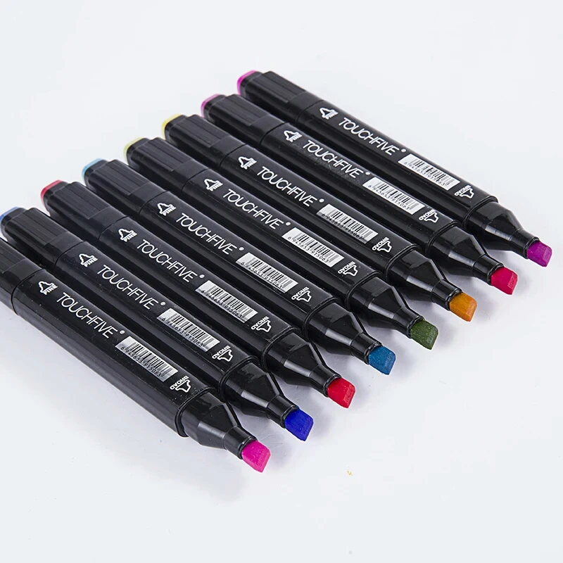 TouchFIVE 12/24 цветов эскиз оттенок кожи Маркер авторучка художник двойная головка на