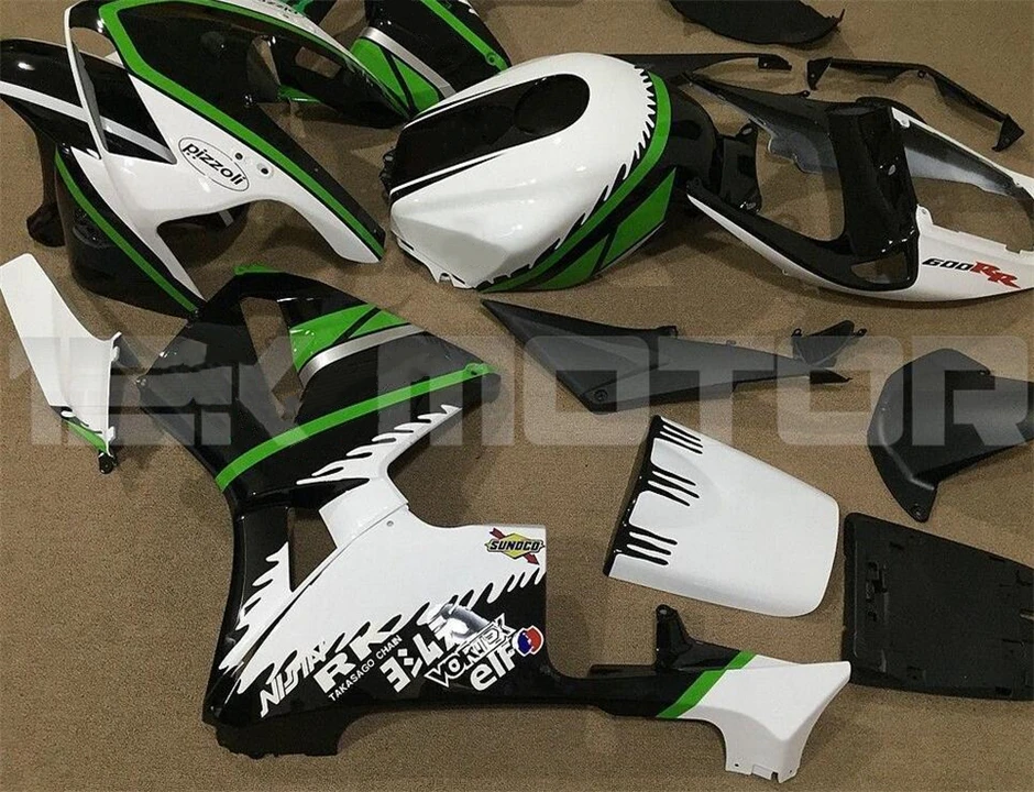 

Injection Molding New ABS Motorcycle Fairing kit fit for Honda CBR600RR F5 2005 2006 600RR Bodywork set custom Black White Green