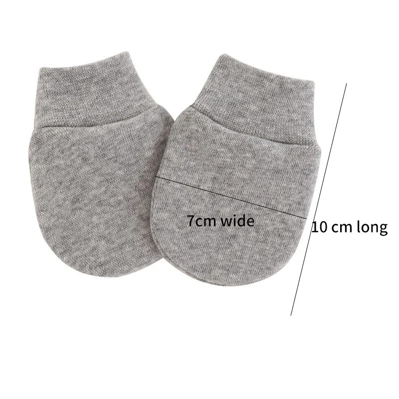 

2 Pair/Set Solid Color Cute Baby Knitting Mitten Newborn Anti-eat Hand Children Anti-Grab Face Protect Glove Baby Gloves