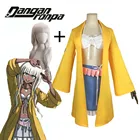 Новинка 2020, униформа Danganronpa V3:Killing Harmony, костюм для косплея Энджи йонаги, униформа для игры на Хэллоуин, желтый костюм с париком