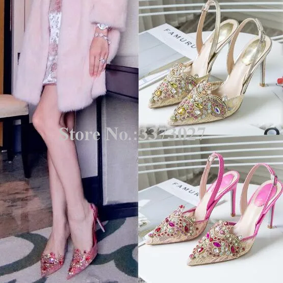 Туфли женские на высоком каблуке пикантные вечерние туфли лодочки заостренный