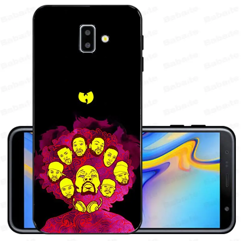 A14 Wu-Tang Wu Tang Clan черный ТПУ Мягкий силиконовый чехол для телефона samsung Galaxy j6 plus A6 A8 A9 A10 A30 A50 Coque Shell - Цвет: A14
