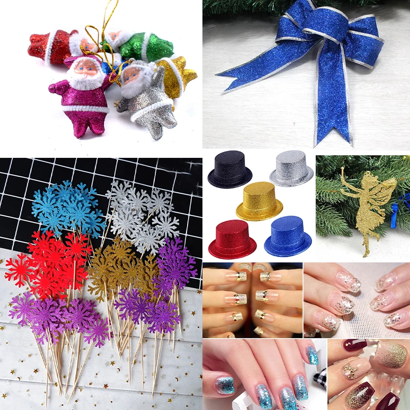 

No.2 Glitter Powder Coatings Dye Shiny Gold for Glitter Paint Automotive Decorations Nails Art Crafts