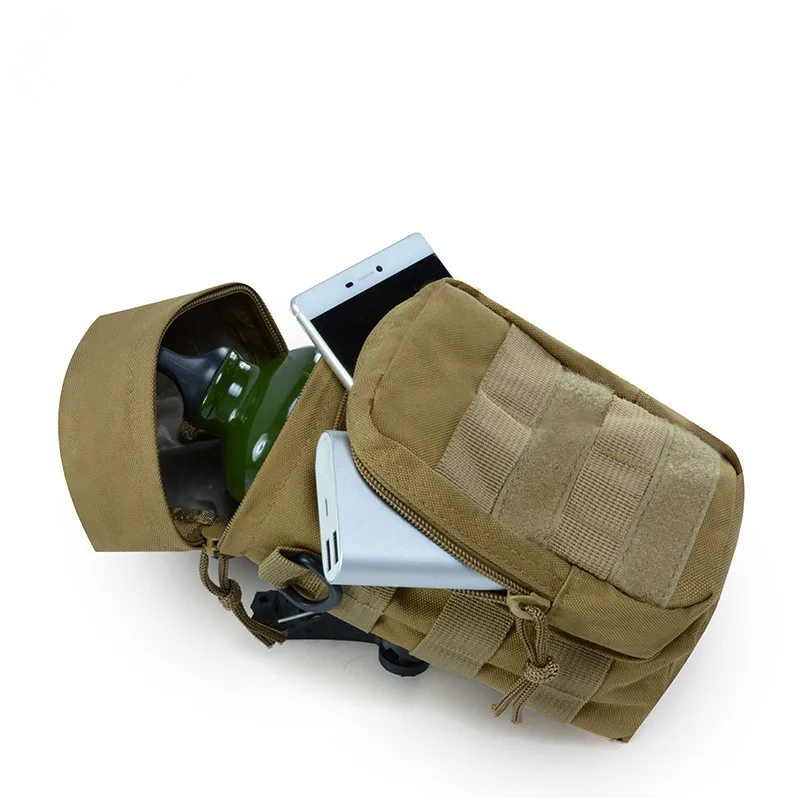 

Water Cup Bottle oxford Bag sports men women university student outdoor climbing phone tactical bags Shoulder crossbody pack