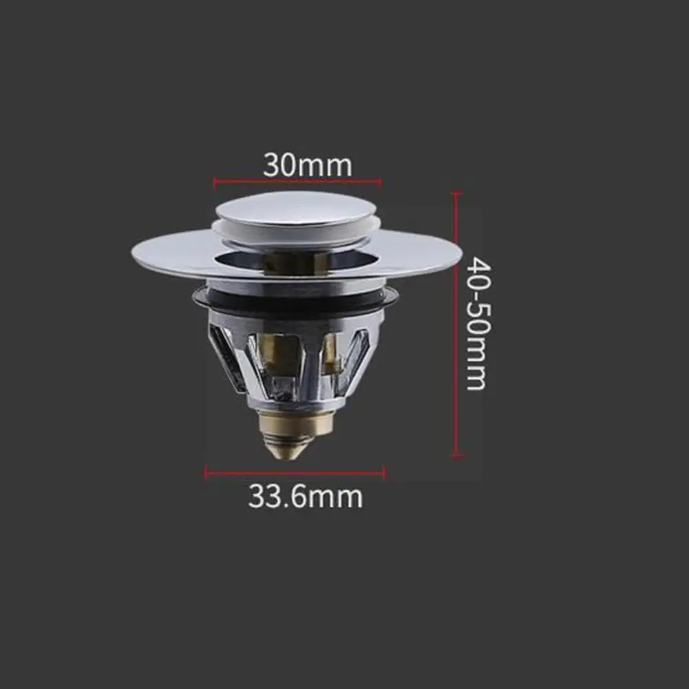 

Washbasin Drain Fittings, Push-type Bounce Core Plugs, Of Inner Diameter With 33.6mm-36.9mm An Holes For Drain Suitable Z4A8