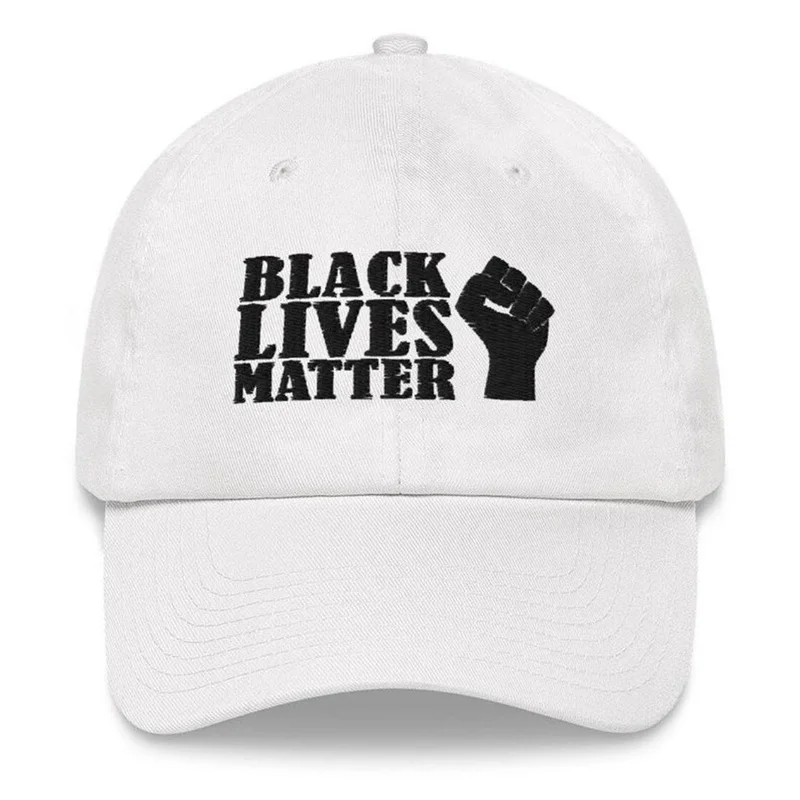 Прямая поставка Снэпбэк Кепка с изображением кулака справедливости Black Lives