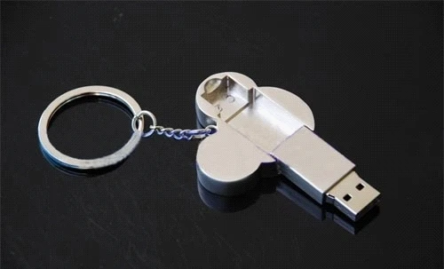 Металл в форме головы Микки 2 0 Cle USB 32 ГБ флэш накопитель 64 Гб 1 ТБ слот для карт