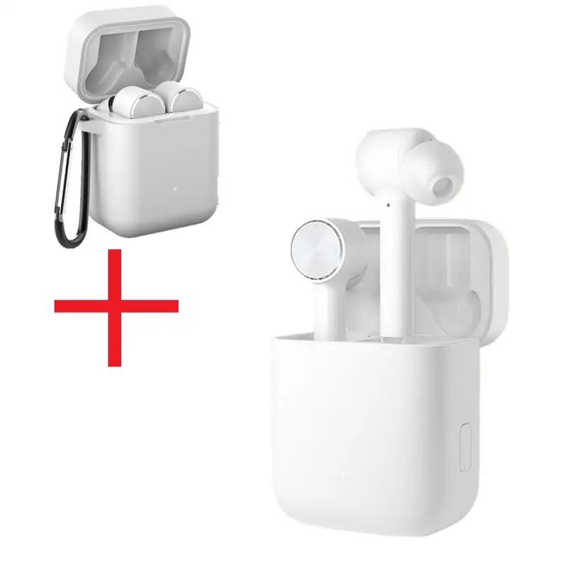 Серебристый XIAOMI оригинальные наушники Air TWS bluetooth настоящие Беспроводные спортивные стереонаушники ANC переключатель ENC автоматическое управление паузой - Цвет: Серебристый