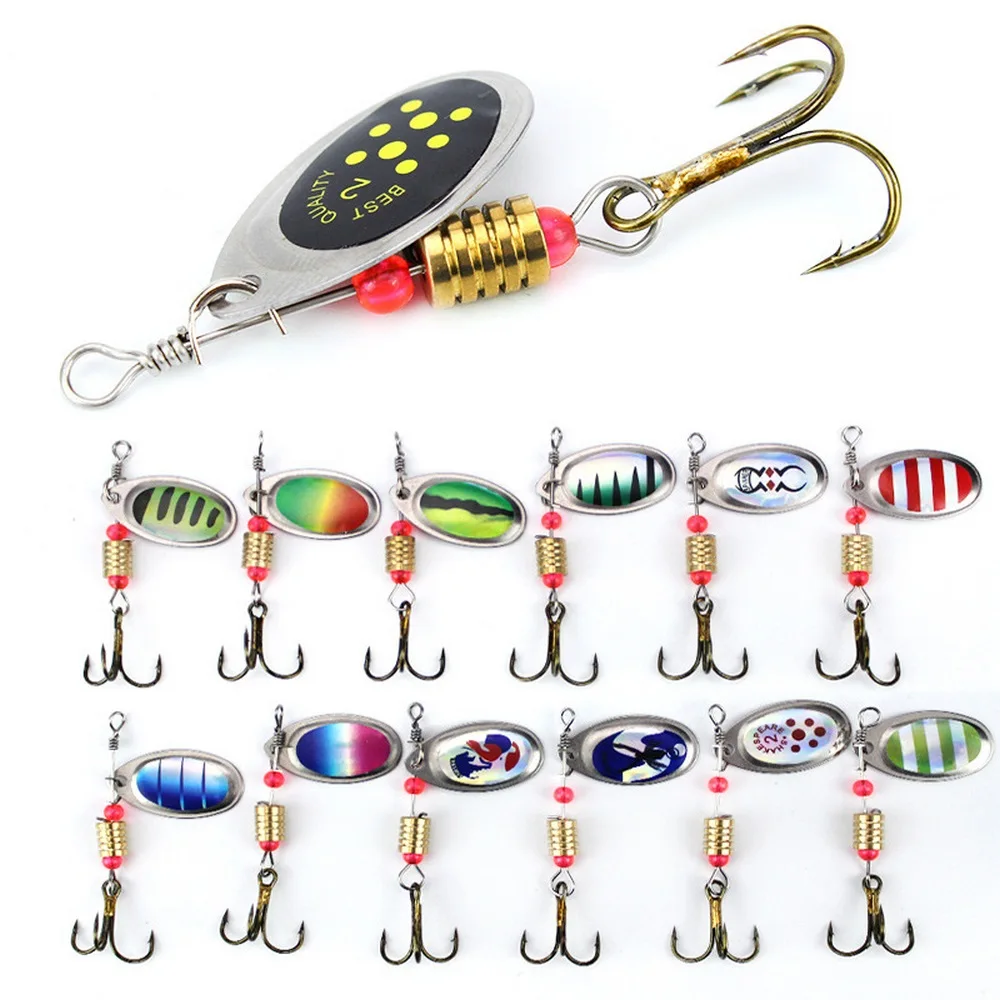 

Lure Bait Rotating Metal Sequins Artificial Bionic 6cm 2.5g Fishing Accessories Drop Type Triple Hook Jig YE0052
