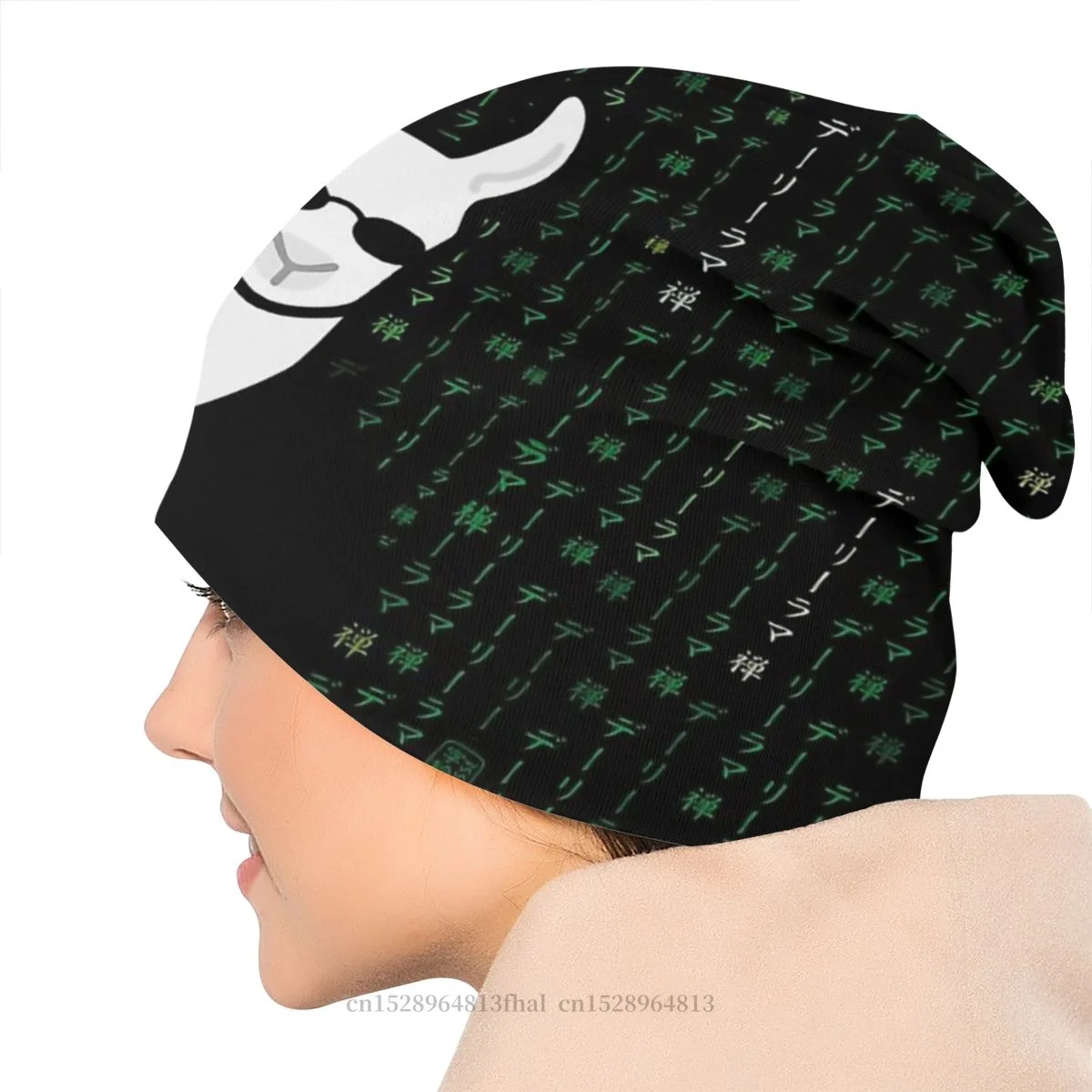 

The Matrix Neo Anderson Morpheus Film Skullies Beanies Caps Take Your Pill Knit Hat Winter Bonnet Hats Men Women's Hip Hop Cap