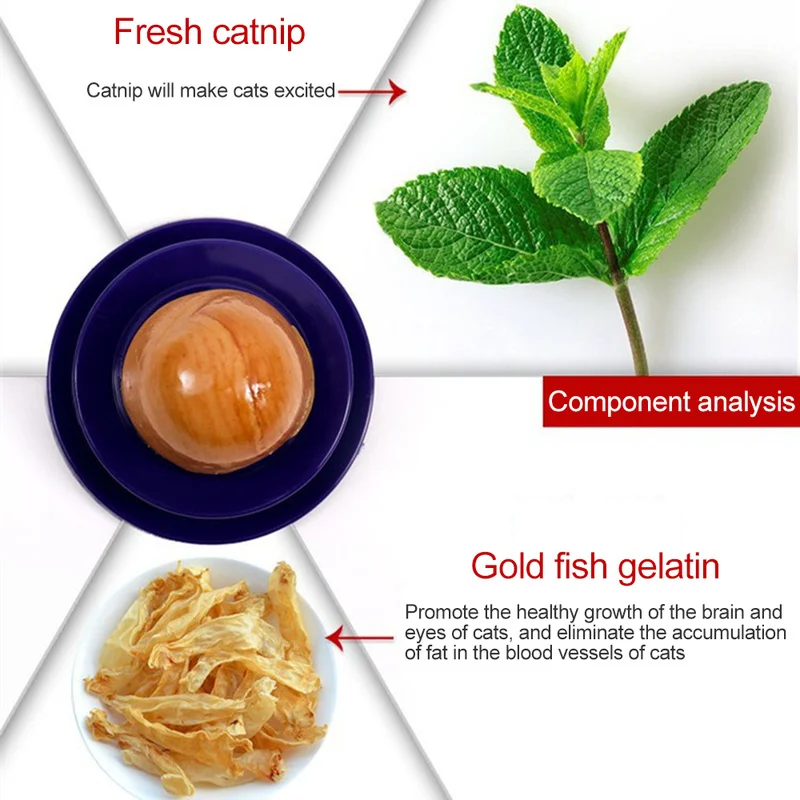 Кошачий мячик сахар здоровые кошки снэки лизание конфет питание энергетический