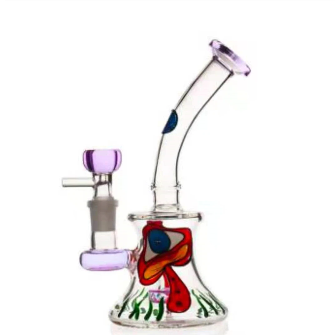 

8 Inches Glass Hookah Waterpipe Pipe Comes With 1pc Bowl Shisha Crystal Pipe Chicha Smoking Glass